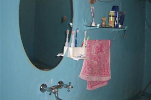 Bathroom in cottage