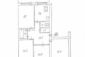 Kyiv apartment floor plan