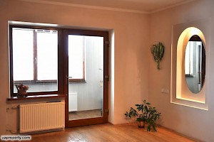 Bedroom with balcony