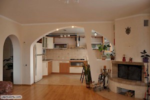 Kitchen and living room