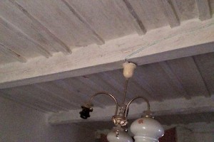 Wooden ceiling